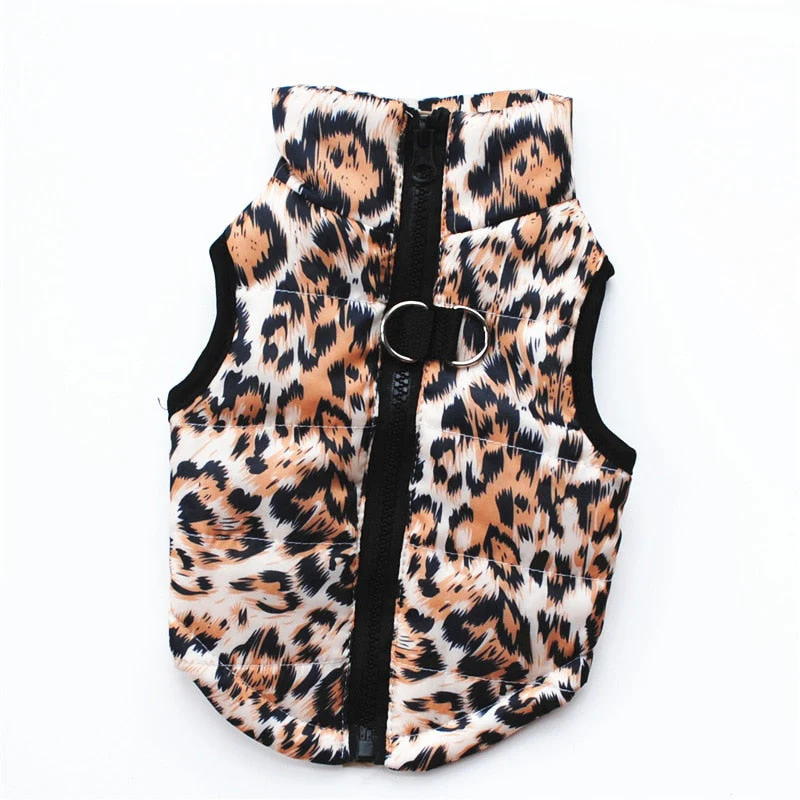 HULIANFU Winter Warm Pet Clothes For Small Dogs Windproof Pet Dog Coat Jacket Padded Clothing for Yorkie Chihuahua Puppy Cat Outfit Vest - Deanwangkt