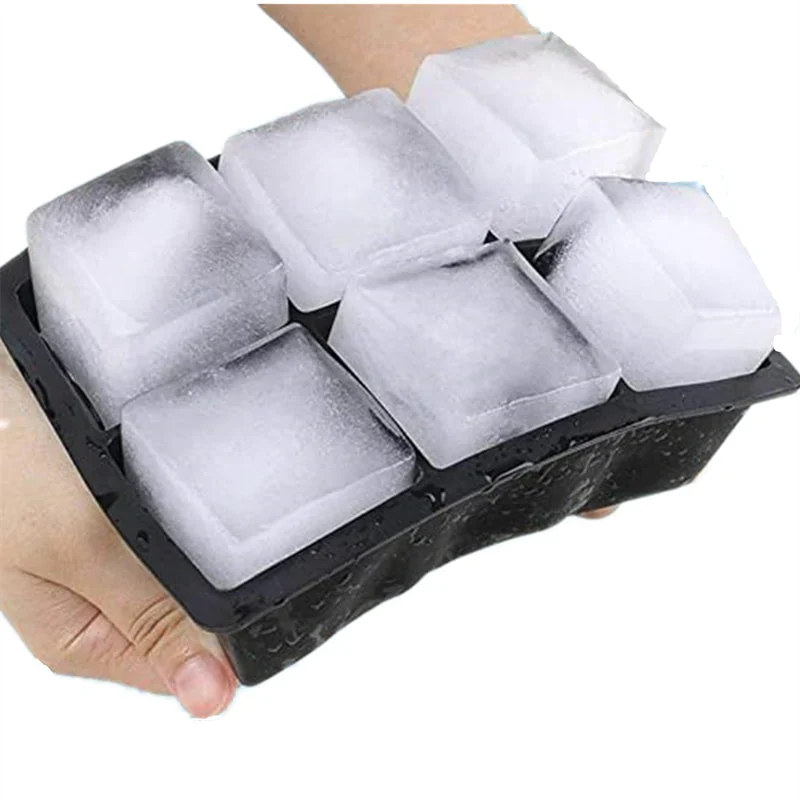 HULIANFU Perfect Ice Cube Silicone Cube Maker Form  Cake Pudding Chocolate Molds Easy to Remove Ice Trays Fade Resistant - Deanwangkt