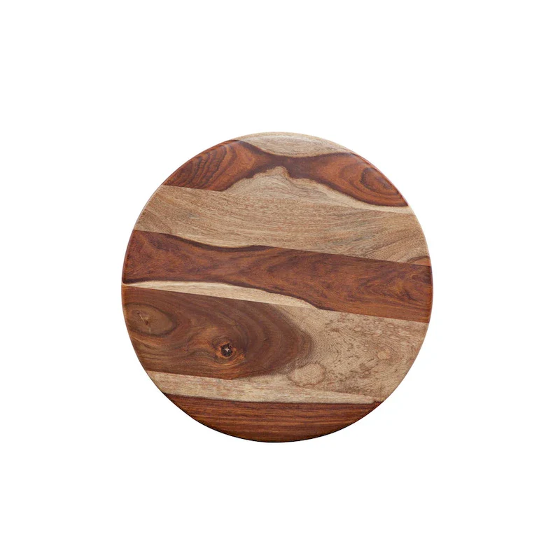 Union Solid Wood and Metal C-Table