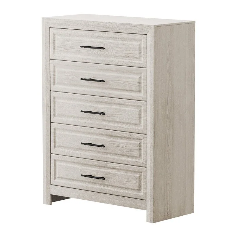 Elegant MDF 5-Drawer Dresser with Wood-Like Finish