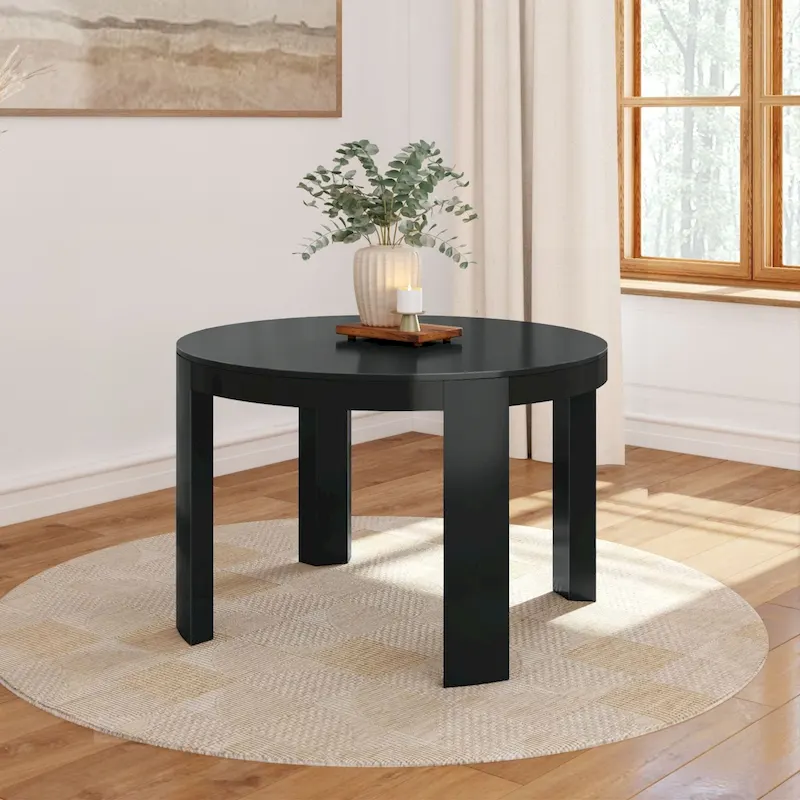 Contour Solid Wood Round Dining Table - 47