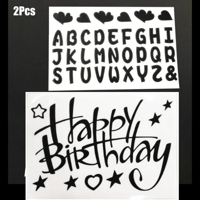HULIANFU Silver Black Style Foil Letter Number Balloons Baby Shower Helium Ballon Happy Birthday Kids Adult Party Decoration Supplies - Deanwangkt