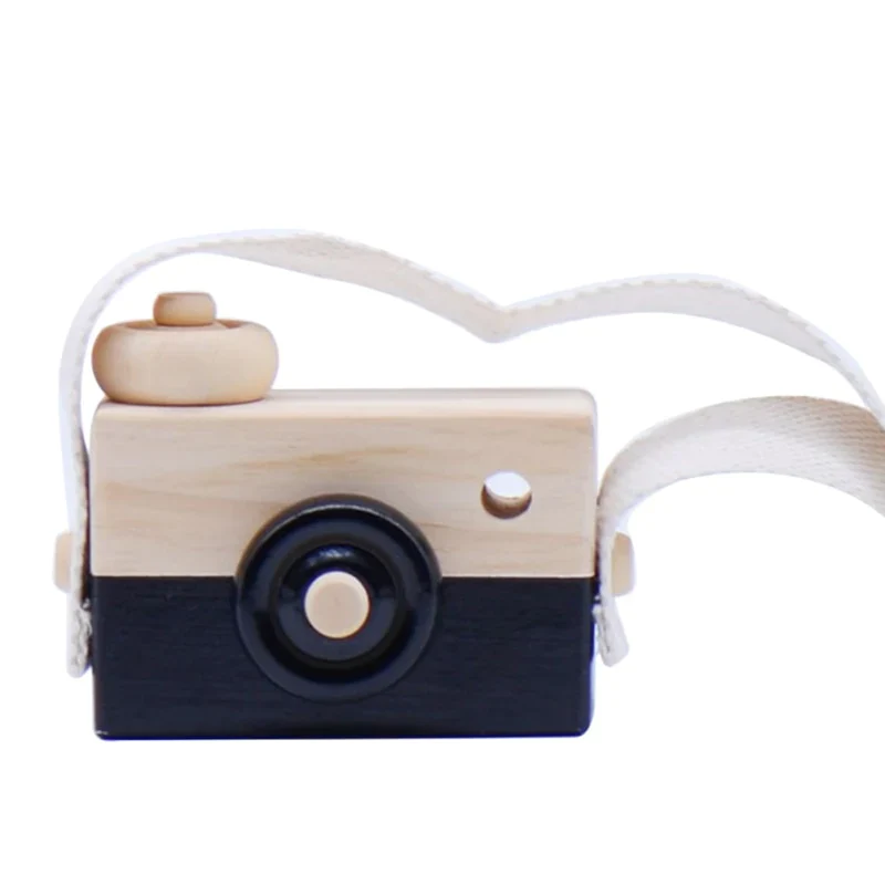 HULIANFU Nordic European Style Camera Toys Baby Kids Room Decor Furnishing Articles Child Christmas Birthday Wood Gifts - Deanwangkt