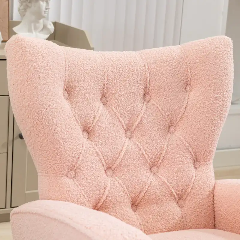 Tufted Rocking Chair Single Sofa Accent Rocker