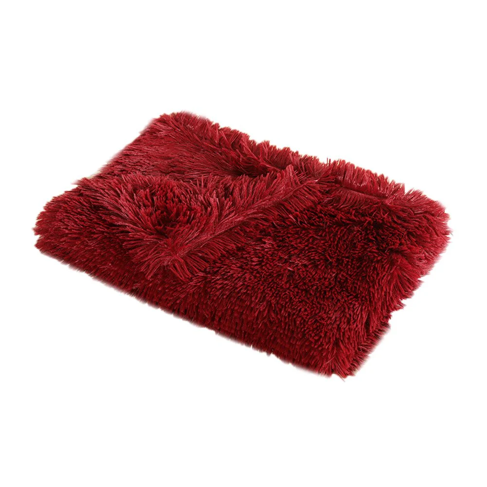 HULIANFU Soft Long Plush Pet Blanket Multi-Use Mat Sofa Cover Comfortable Warming Shag Blankets for Puppy Dog and Cats - Deanwangkt