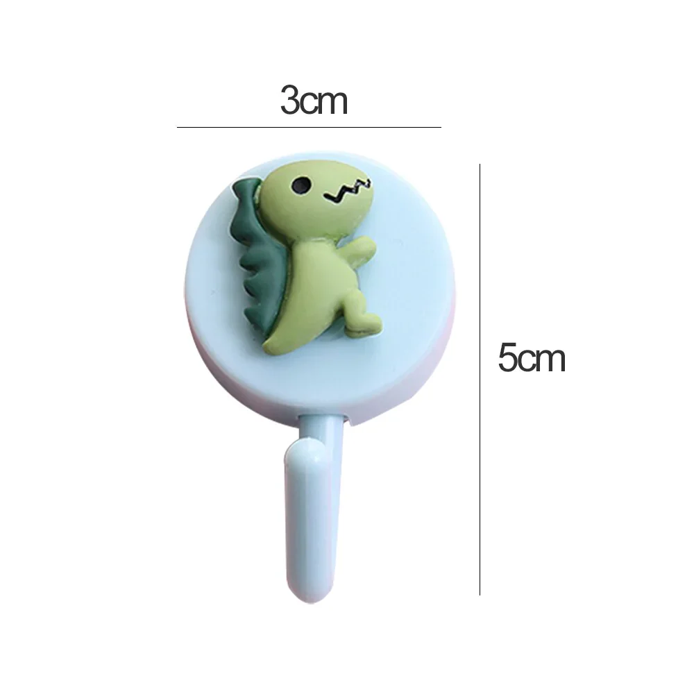 HULIANFU New Cute Animal Wall Hook for Key Holder Coat Towel Hanging Plastic Mask Holder Bathroom Organizer Wall Decor Home Accessories - Deanwangkt