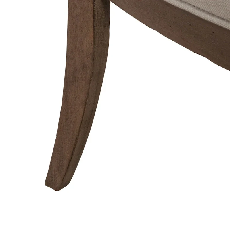 Americana Farmhouse Upholstered Tufted Back Side Chair (Set of 2)