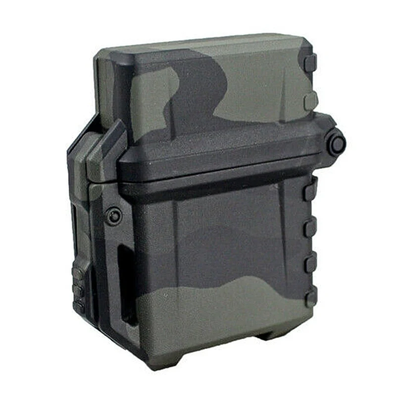 HULIANFU Tactical Kitchen Lighters Shell Storage Case Container Organizer Holder For Zippo Inner Tank Outdoor Camping Survival Tool Nylon - Deanwangkt