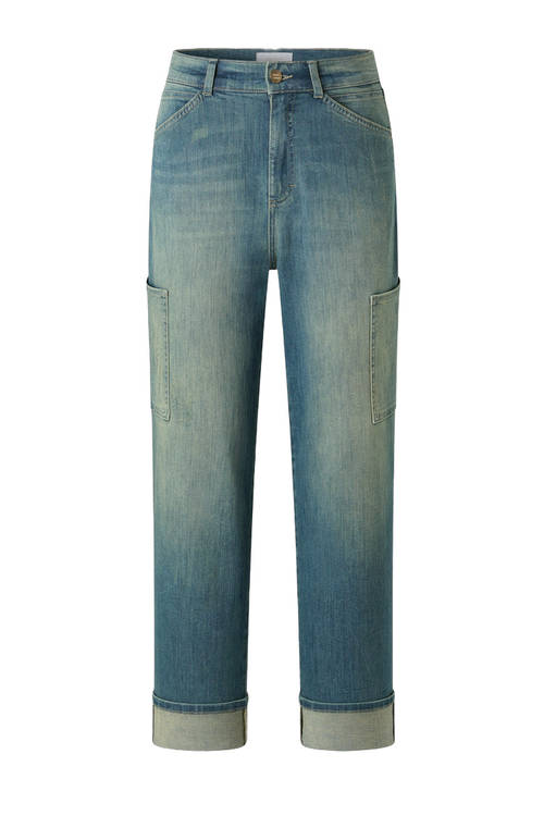Cargo Jeans für Damen – Detail des Bundes