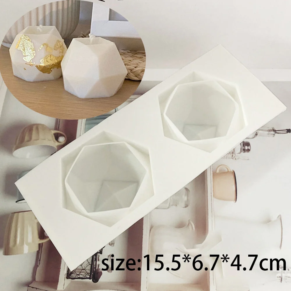 HULIANFU Scented Candle Mold DIY Wool shape Candle Silicone Casting Mold Handmade Candle Soap Making Wax Mold Handcraft Home Decoration - Deanwangkt