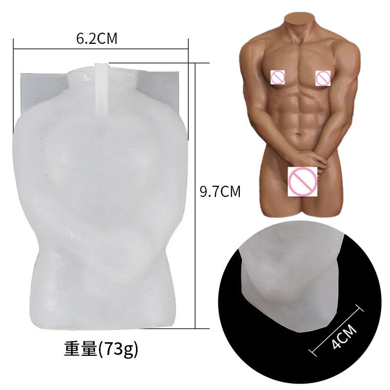 HULIANFU Vintage Roman Column Candle Mold DIY Portrait Scented Silicone Mold Venus Goddess Human Body Plaster Mold Candle Mold Making - Deanwangkt