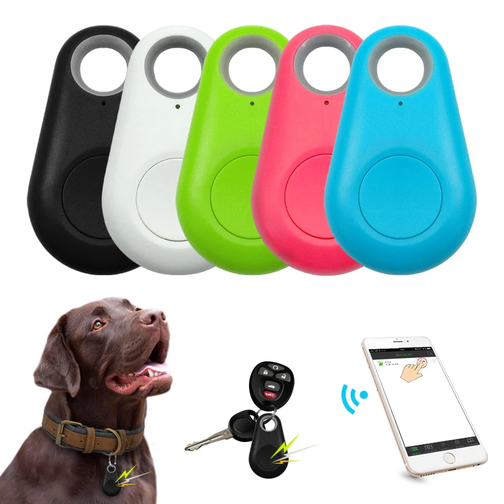 HULIANFU Pet Smart GPS Tracker Mini Anti-Lost Waterproof Bluetooth Locator Tracer For Pet Dog Cat Kids Car Wallet Key Collar Accessories - Deanwangkt