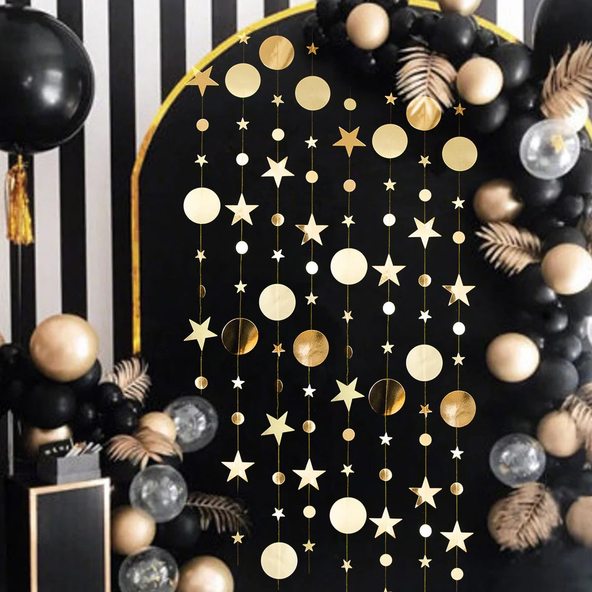 HULIANFU Merry Christmas Decorations for Home 4M Twinkle Star Paper Garland New Year  Noel ChristmasTree Ornaments Kerst  Navidad - Deanwangkt