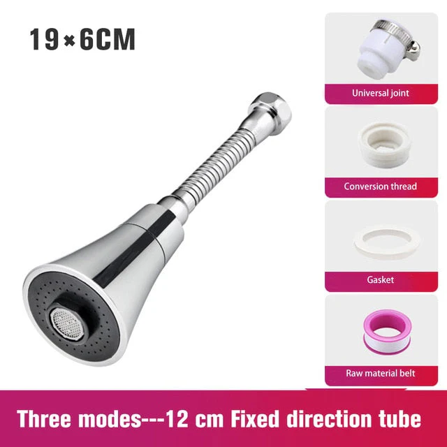 HULIANFU Universal Kitchen Water Faucet Adjustable Pressure 360 Degree Rotating Water Tap Head  Water Saving Shower Faucet Nozzle Adapter - Deanwangkt