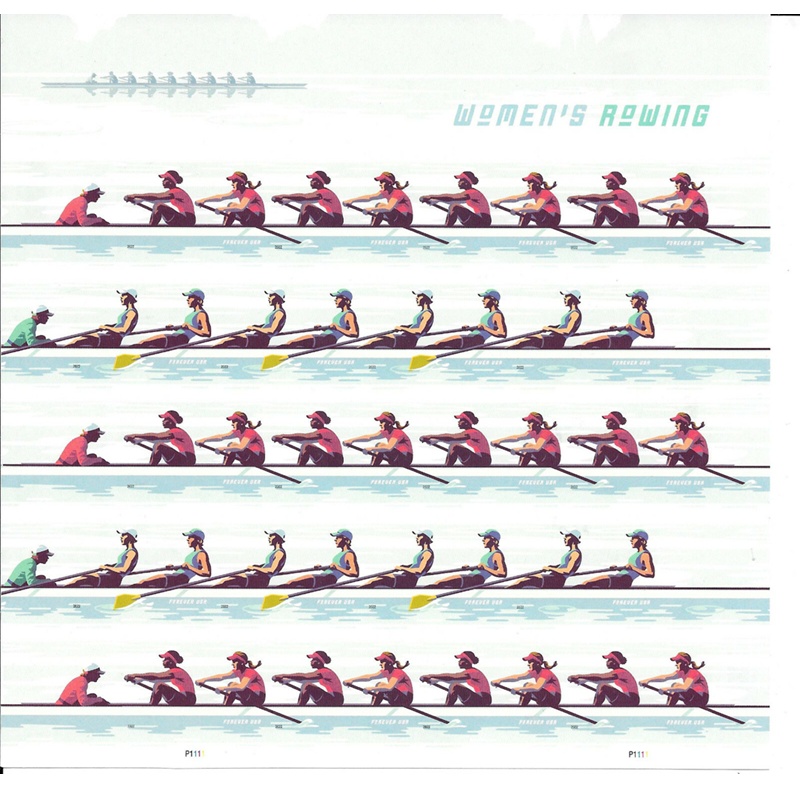 Women's Rowing 2022, (Sheet of 20) - TWENTYSTAMPS