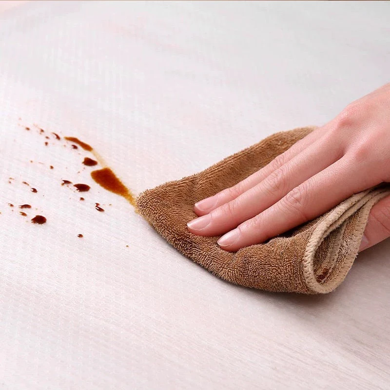 HULIANFU Waterproof Pad Shelf Drawer Liner Cabinet Non Slip Table Cover Mat Refrigerator Pad Tablecloth Moistureproof Kitchen Table Mat - Deanwangkt