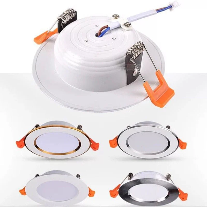 HULIANFU LED Downlight 5W 7W 9W 12W 15W 18W Recessed Round LED Ceiling Lamp AC 220V 230V 240V Indoor Lighting Warm White Cold White - Deanwangkt