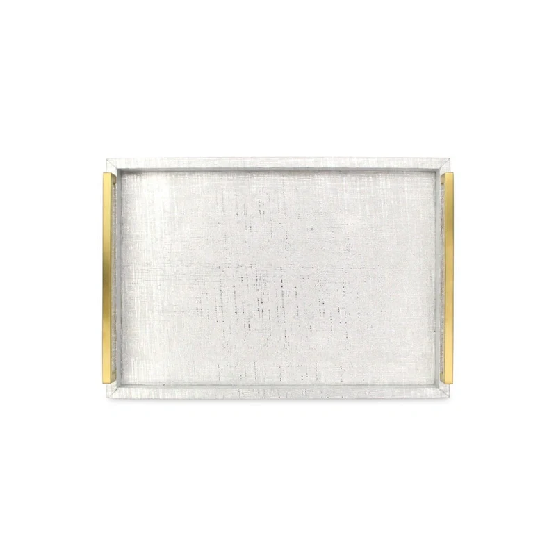 Lusan Black Vinyl Tray Set