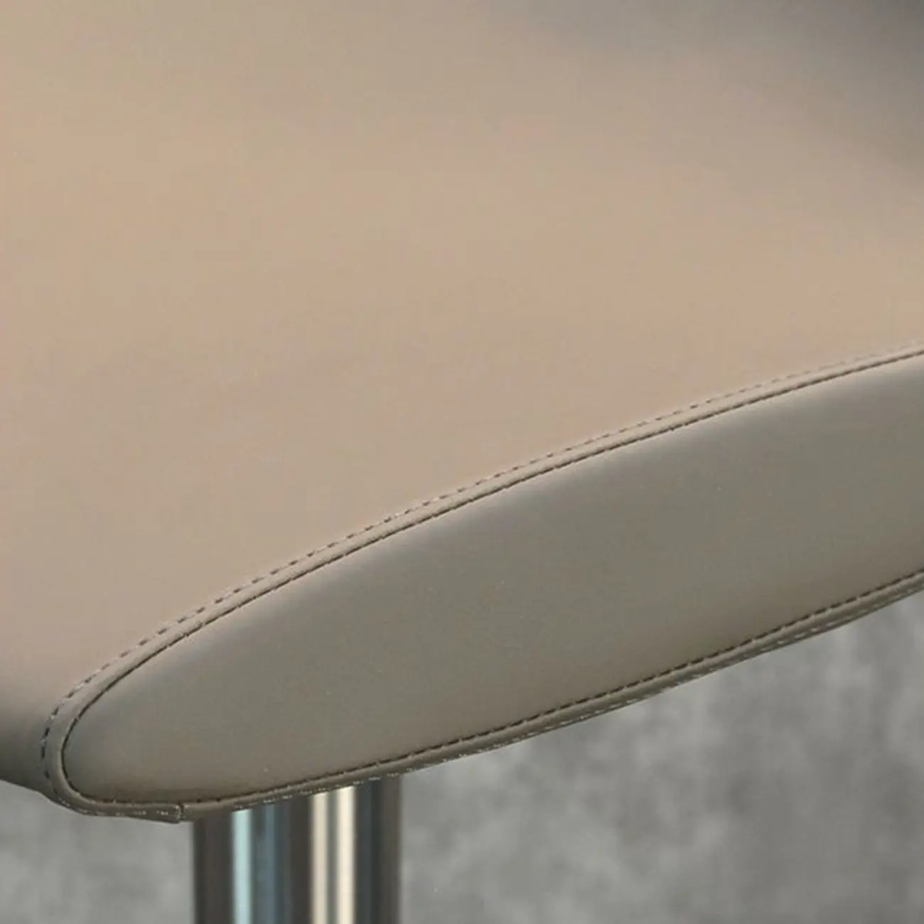 Modern Adjustable Faux Leather Swivel Bar Stools