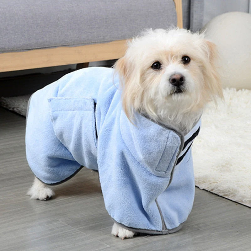 HULIANFU Pet Absorbent Towel Dog Bathrobe Xs-M Pet Dog Bath Towel For Small Medium Large Dogs Microfiber Super Absorbent Pet Drying Towel - Deanwangkt