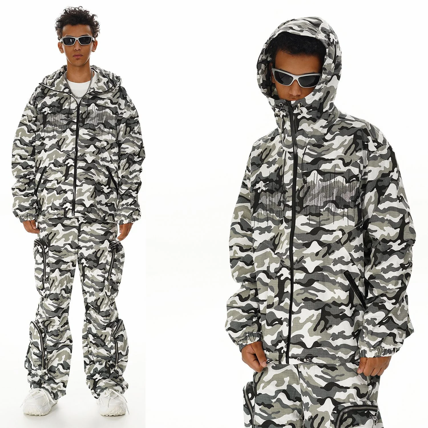 W605-Mankun popular autumn and winter new n retro street trendy snow trench coat trendy color fan jacket jacket - Deanwangkt