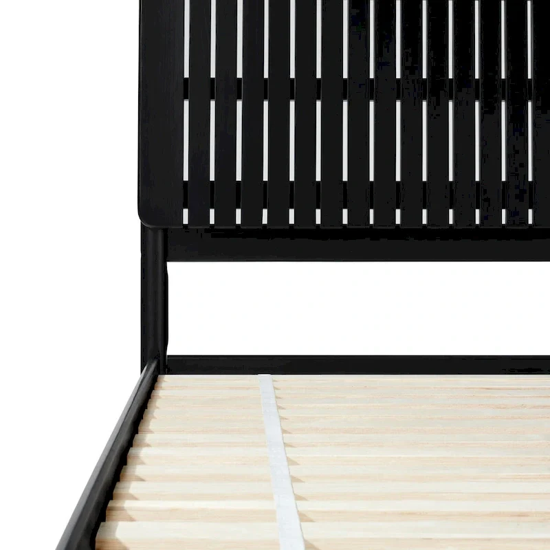 Middlebrook Designs Slatted Headboard Modern Queen Bed