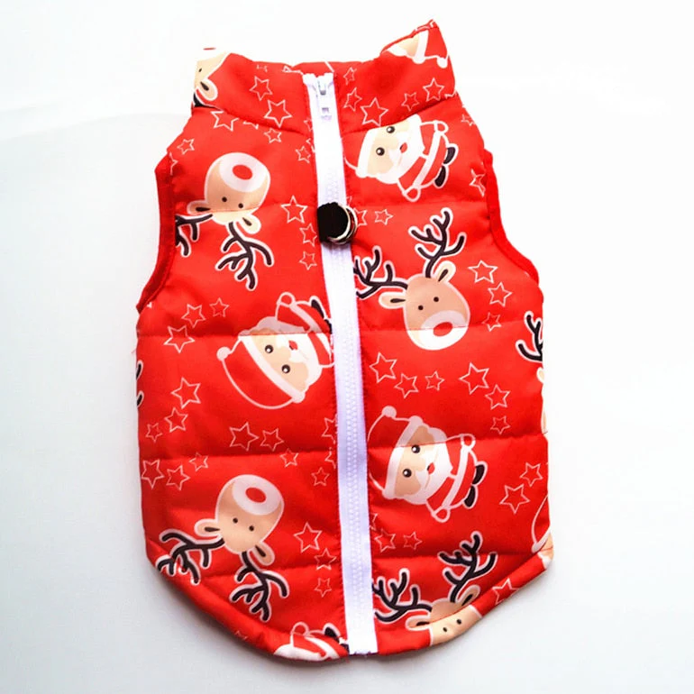 HULIANFU Warm Dog Clothes For Small Dog Windproof Winter Pet Dog Coat Jacket Padded Clothes Puppy Outfit Vest Yorkie Chihuahua Clothes - Deanwangkt