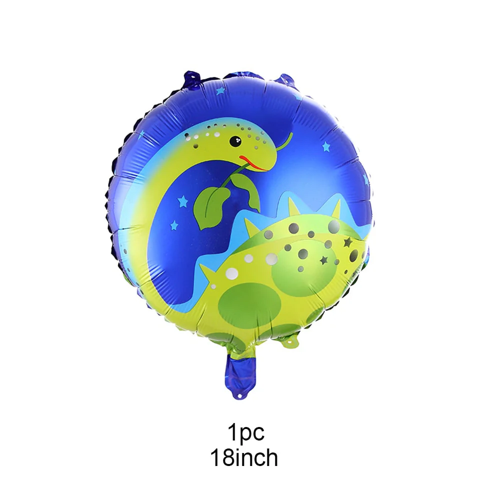 HULIANFU Large 4D Walking Dinosaur Foil Balloons Jungle Animal Boys Birthday Party Decors Jurassic  Standind Dragon Kids Toys Air Globos - Deanwangkt