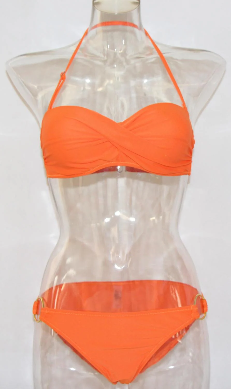 Brazilian Biquinis Women Sexy Push Up Bathing Suits Ring Design Beach Swim Wear Bandeau Strapless Bikini Set Maillot De Bain de - Deanwangkt