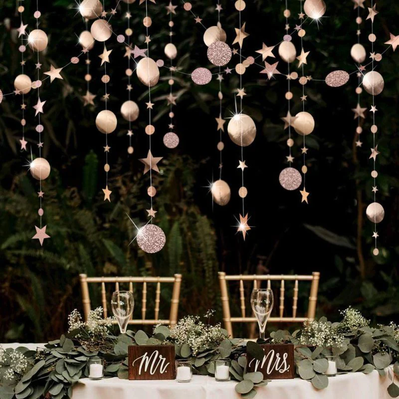 HULIANFU Merry Christmas Decorations for Home 4M Twinkle Star Paper Garland New Year  Noel ChristmasTree Ornaments Kerst  Navidad - Deanwangkt