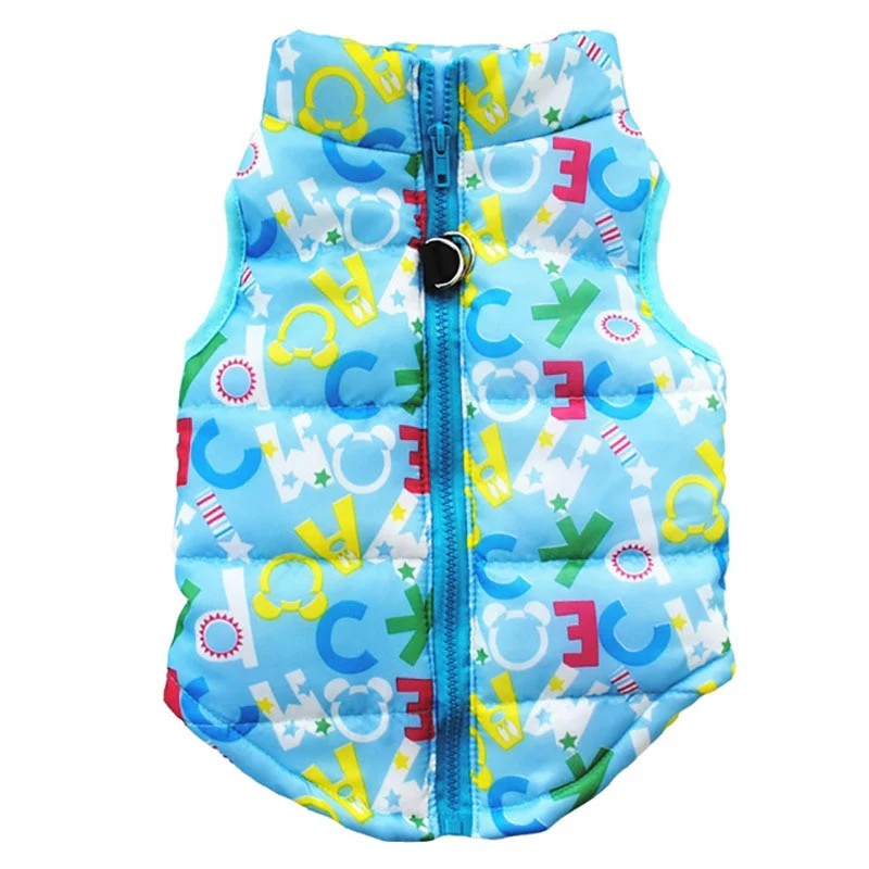 HULIANFU Warm Dog Clothes For Small Dog Windproof Winter Pet Dog Coat Jacket Padded Clothes Puppy Outfit Vest Yorkie Chihuahua Clothes - Deanwangkt