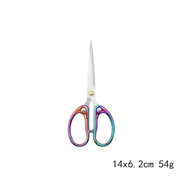 HULIANFU Vintage Stainless Steel Tailor Yarn Trim Cut cross stitch Scissor fabric Needlework Embroidery Thread knitting tool Sewing Tool - Deanwangkt