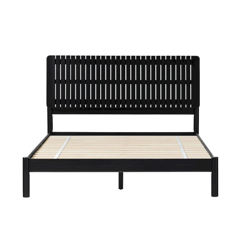 Middlebrook Designs Slatted Headboard Modern Queen Bed