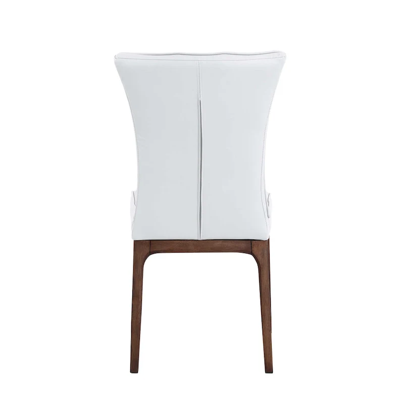 Somette Modern Tufted Side Chair with Solid Wood Frame, Set of 2