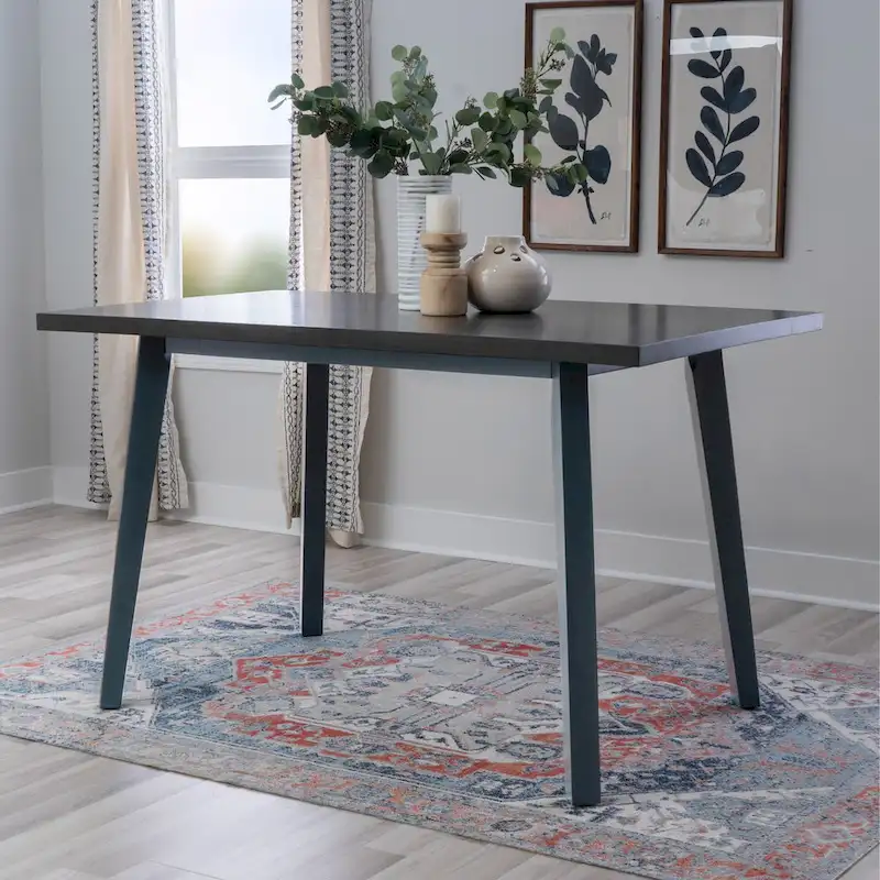 Kiri Blue/Grey Wood Counter Height Dining Table