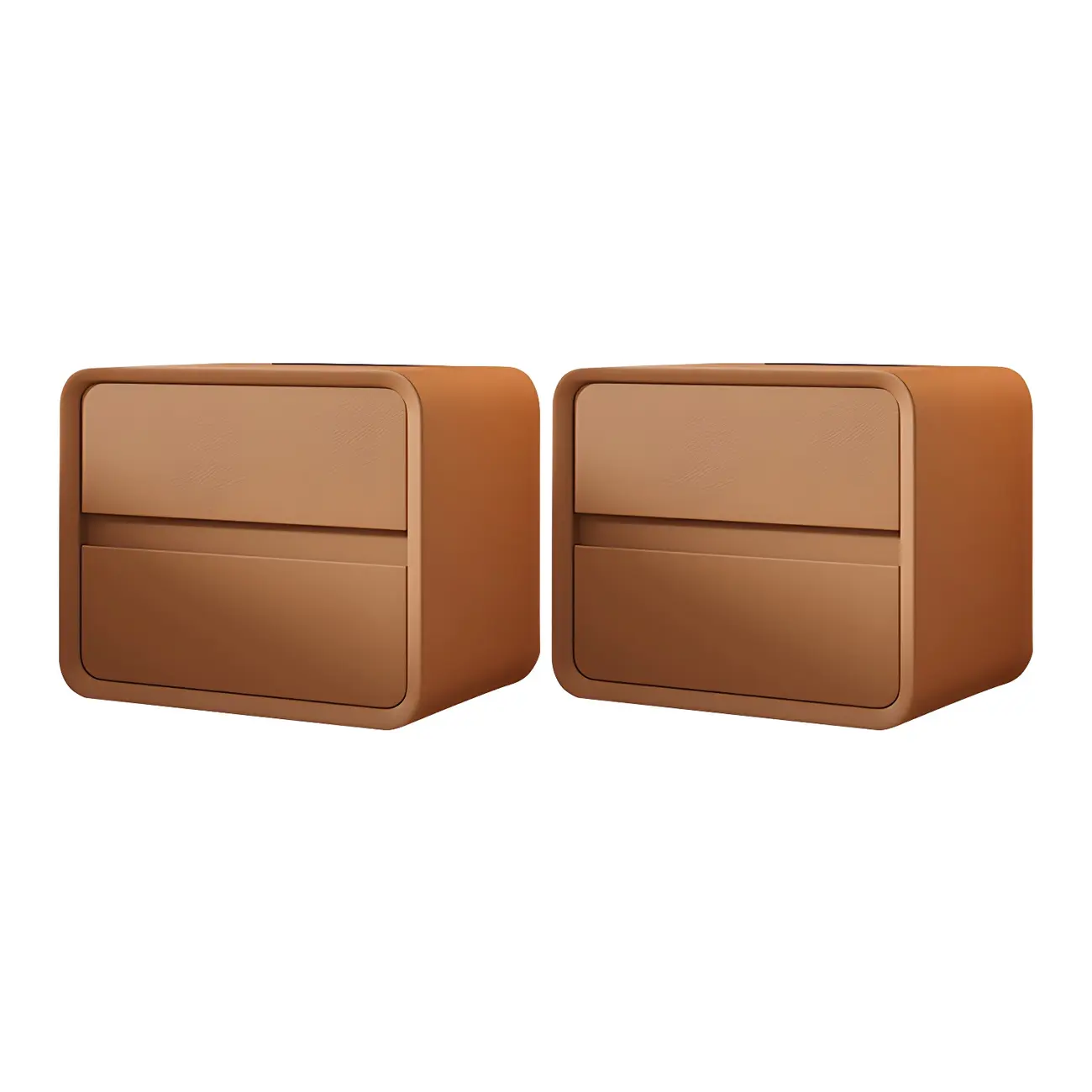 Scandinavian Wood Narrow Bedside Cabinet