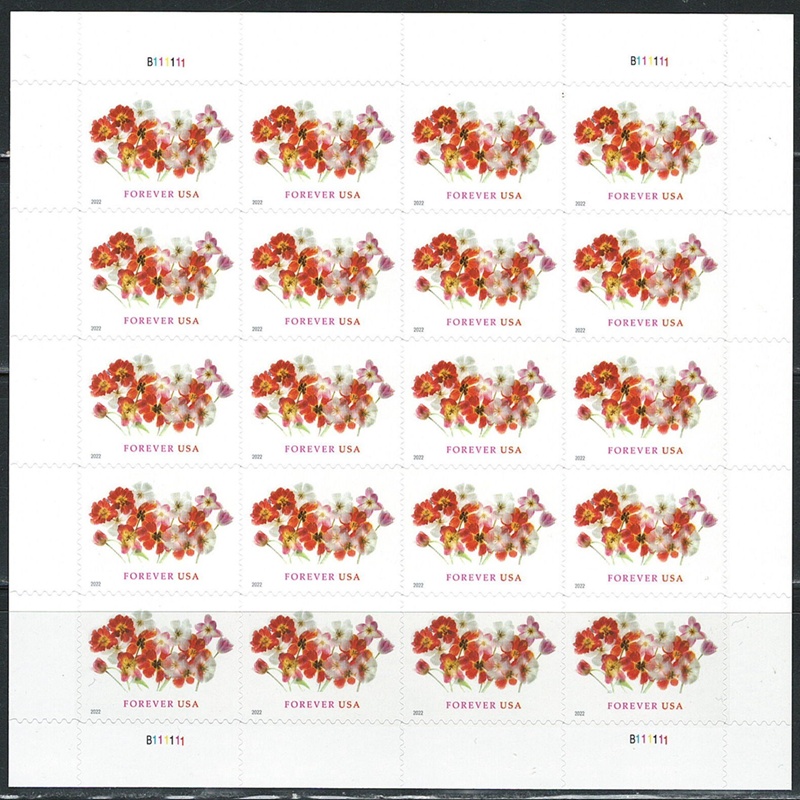 Tulips 2022, (Sheet of 20) - TWENTYSTAMPS