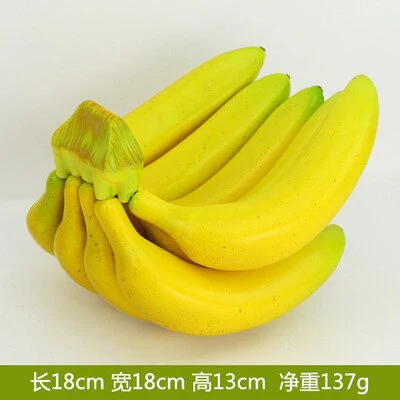 HULIANFU Simulation Fruit Model Photo Prop Artificial Banana Fake Emperor Banana Plastic Banana Bunches Funny Gift Fruit Shop Display Dec - Deanwangkt
