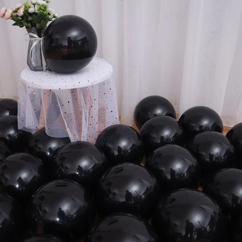 HULIANFU Latex Balloons 10 inch Large Helium Party Balloons for Wedding Birthday Party Supplies Ceremony Decorations 30/50/100 pcs - Deanwangkt