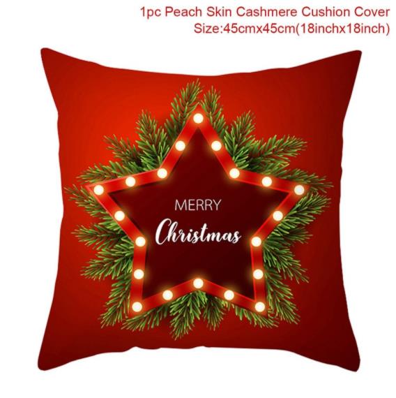 HULIANFU Santa pillowcase Happy New Year 2026  Xmas Gifts  Christmas Decor For Home Merry Christmas Ornament Navidad Natal Xmas Gifts - Deanwangkt