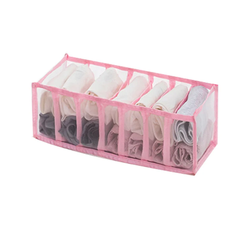 HULIANFU Underwear Bra Organizer Storage Box Drawer Closet Organizers Divider Boxes For Underwear Scarves Socks Bra - Deanwangkt