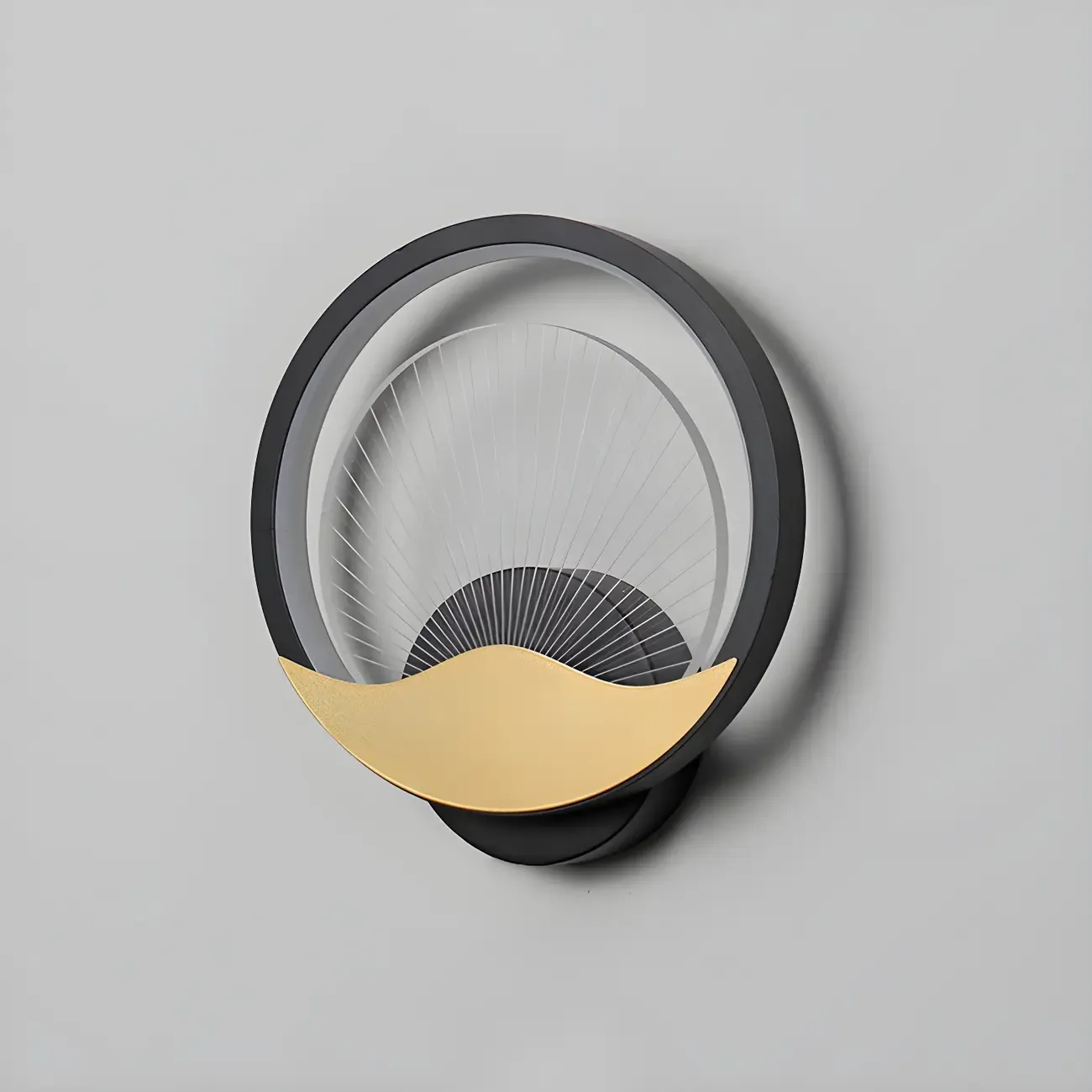 Modern LED Wall Light Fixture with Acrylic Shade