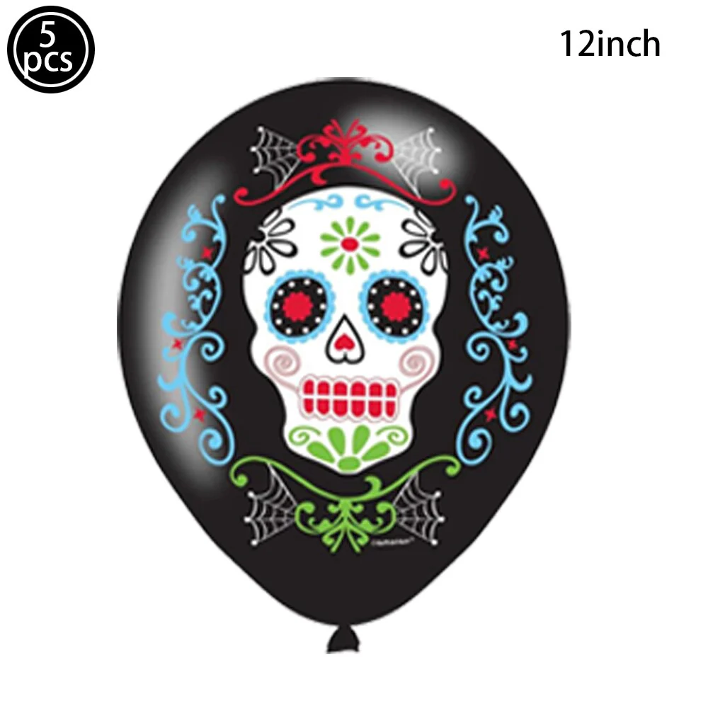 HULIANFU Large 86x165cm Skeleton Man Balloons Halloween Decorations Globos Scary Halloween Skull Ballons Halloween Party Home Decorations - Deanwangkt