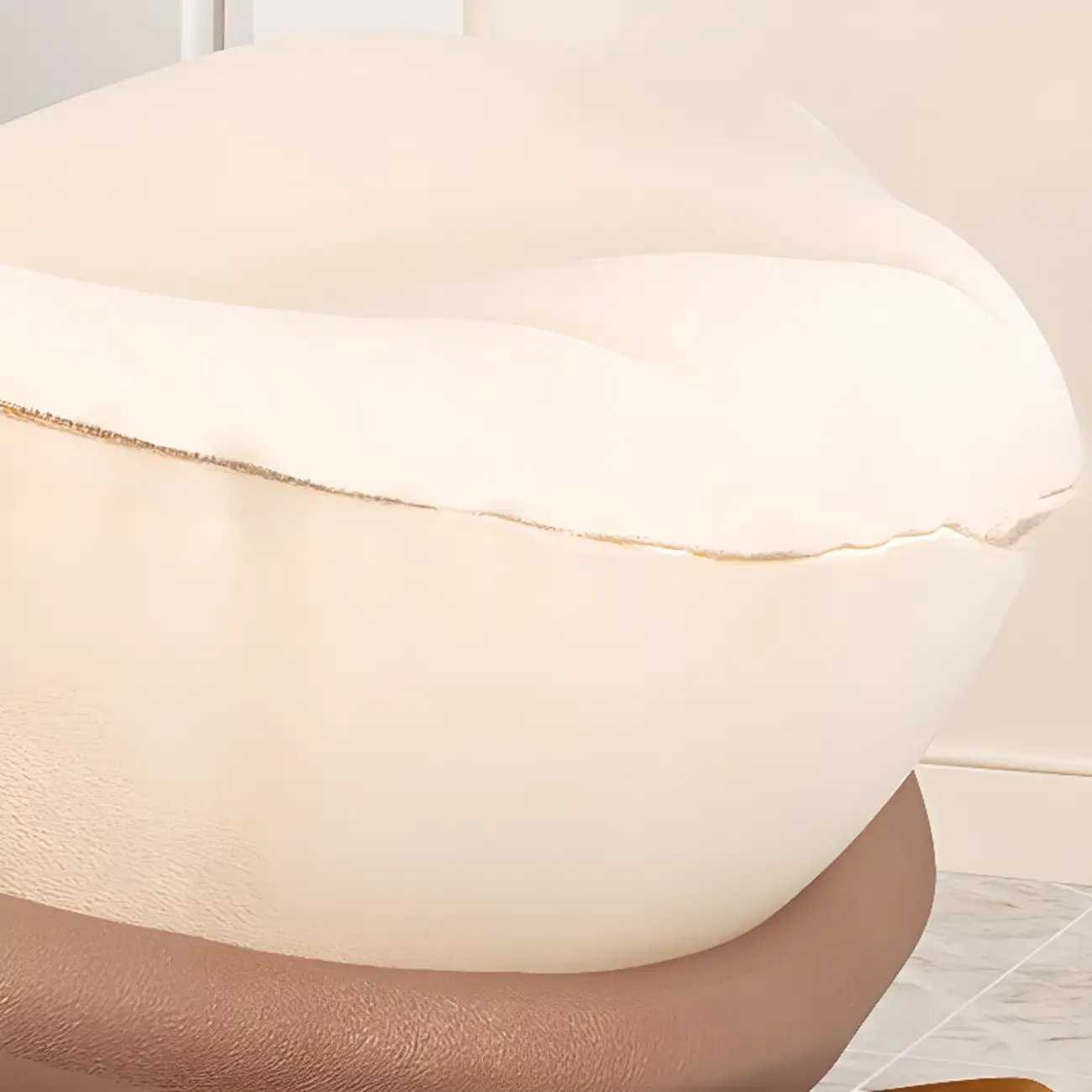 Scandinavian Upholstered Rocking Chair with Optional Ottoman