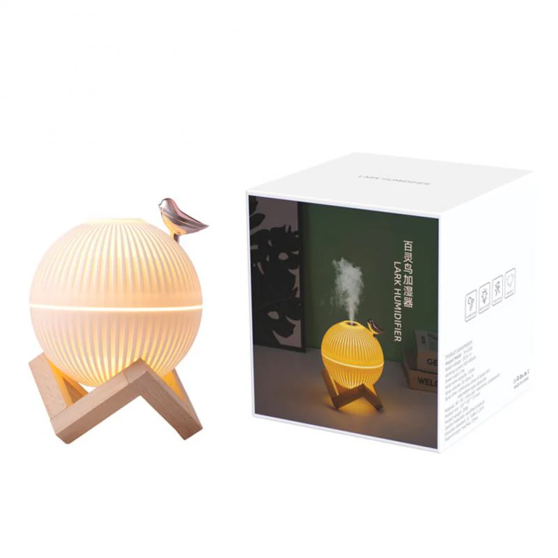 HULIANFU Ultrasonic Mini Air Humidifier 330ML  Essential Oil Diffuser For Home Car USB Fogger Mist Maker With LED Night Lamp - Deanwangkt