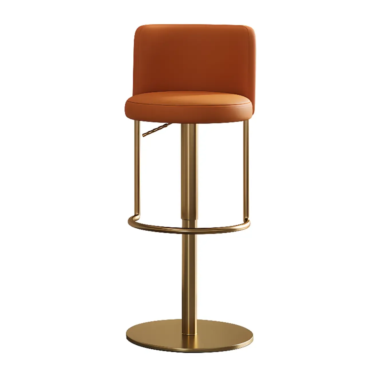 Modern Stainless Steel Swivel Bar Stool Adjustable Height