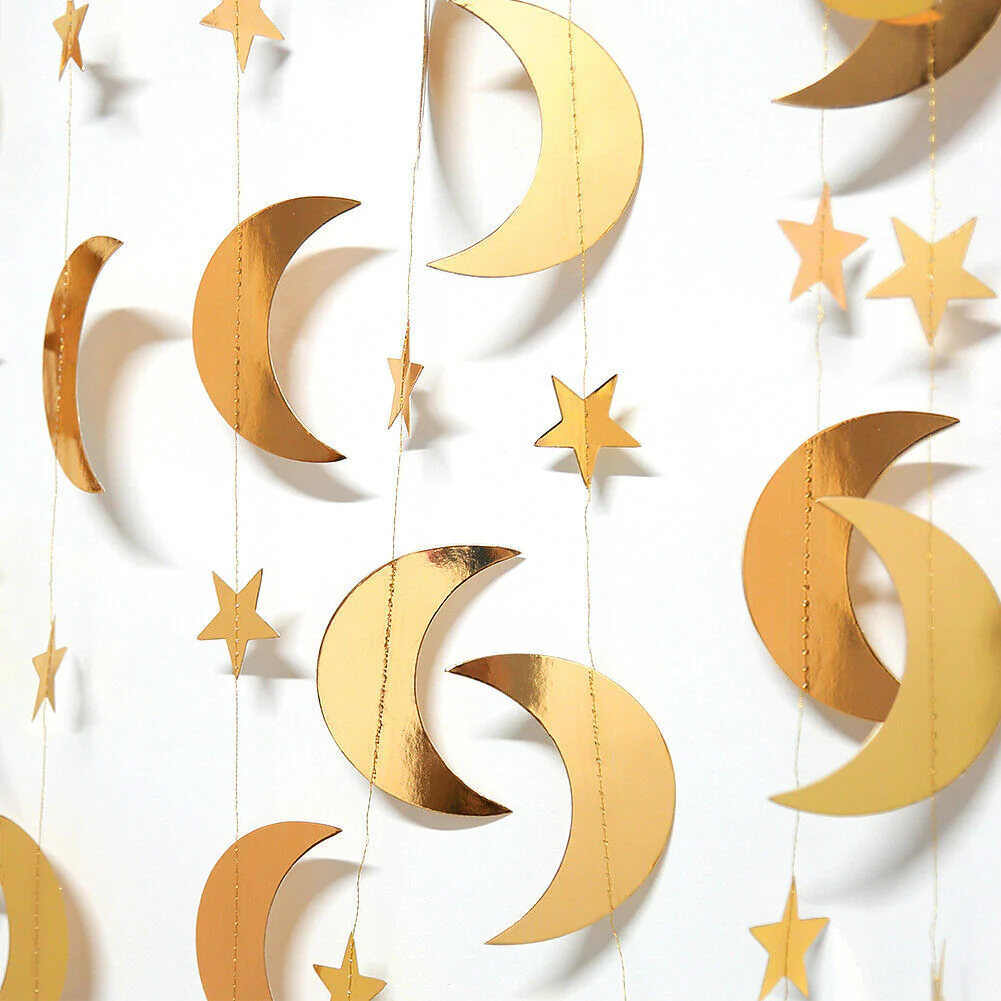 HULIANFU Merry Christmas Decorations for Home 4M Twinkle Star Paper Garland New Year  Noel ChristmasTree Ornaments Kerst  Navidad - Deanwangkt
