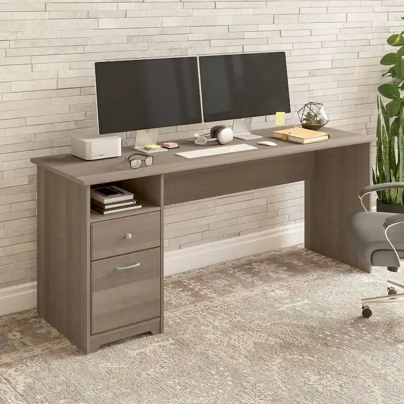 Cabot 72W Home Office Computer Desk with Drawers by Bush Furniture