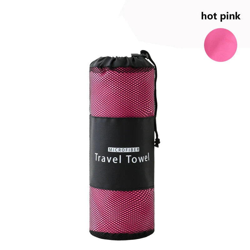 HULIANFU Quick Dry Sports Towel Portable Beach Water Absorbent Sweat-absorbent Outdoor Jogging Swimming Yoga Towels - Deanwangkt