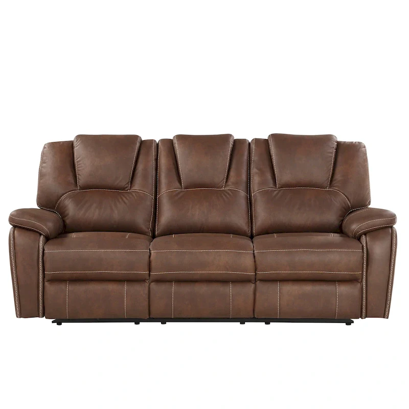 Steve Silver Kameryn Faux Leather Manual Reclining Sofa